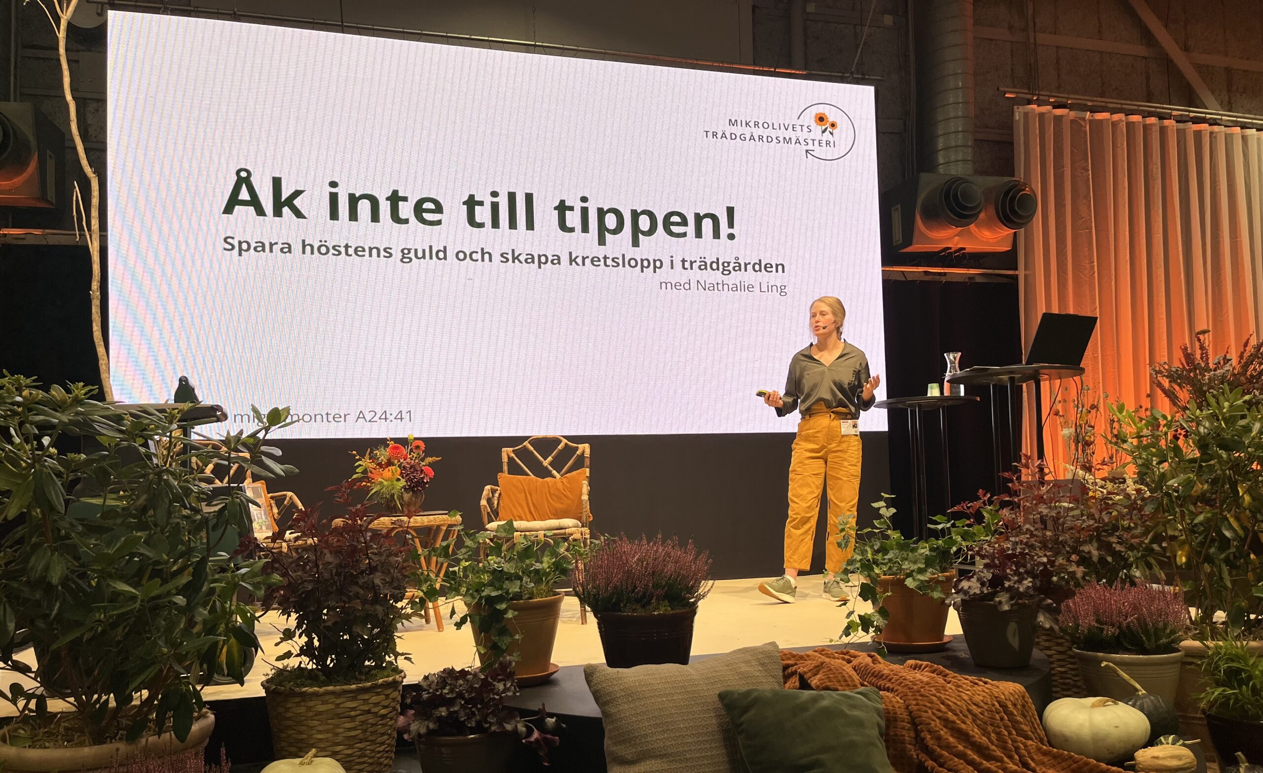 Sammanfattning föredrag trädgårdsmässan höst